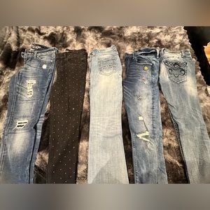 Express Jeans Bundle-Rare Rhinestone Jeans included